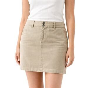 Dickies Khaki Skirt Womens 10 / Juniors 13 | Cotton Y2K Utility Casual Uniform